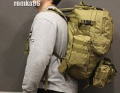 Рюкзак военный на 50-60 литров с подсумками (1004 )
