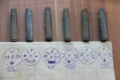 гільзи по клеймах-12шт.\ 7.92х57.