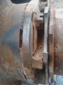 Junkers Jumo 211,Jumo 213 узел винта.Ступица винта с балансирами валом и шестерней привода лопастей.