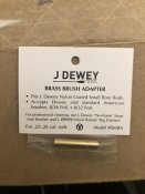 Адаптер Dewey SMBA для накручивания ершей на шомпола .22 калибра