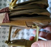 Сумка поясная(подсумок). Desert camouflage. Блиц.