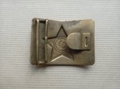 Ремень рядового СА (поздние советы). Пряжка/бляха звезда.