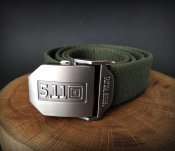 Тактический брючной ремень 5.11 (5,11) с пряжкой tactical olive (cobra-olive)