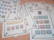 Иллюстрированные листы для почтовых марок Третьего рейха