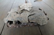 Остатки заднего фонаря с немецкой техники