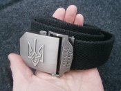 Ремінь тактичний Слава Україні чорний