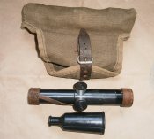 Военный оптический прицел (Поляк) "ПУ 3.5Х22" (СССР 1943 г.в) на Мосина (ВМ/СВМ/СВТ)