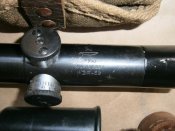 Военный оптический прицел (Поляк) "ПУ 3.5Х22" (СССР 1943 г.в) на Мосина (ВМ/СВМ/СВТ)
