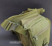 Тактическая универсальная (набедренная) сумка на бедро (на пояс) под пистолет  (9001)