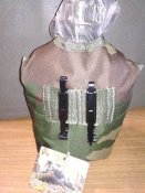 Фляга пластиковая с подстаканником-кружкой под флягу алюминий с чехлом Woodland. Новая