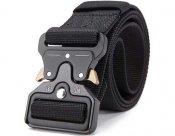 Тактический брючной ремень с пряжкой tactical black (810-black)