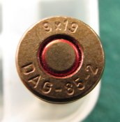 9х19 Люгер холостой.