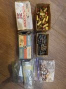 Набор гильз, пуль 5.6 (22lr), холостых 6.8, флобер 6мм, порох