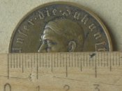 Настольная медаль " За нами будущее ! 1933г. А.Гитлер". Германия.