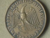 Настольная медаль " За нами будущее ! 1933г. А.Гитлер". Германия.