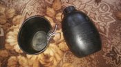 фляга с кружкой армейская (Британия) M58 (1L) (оригинал)