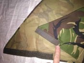 Бандана камуфлированная ДПМ на липучке. Шейный платок DPM Голландия, оригинал