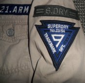 Рубашка милитари Superdry Patrol, размер S