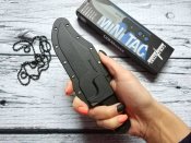 Нож с фиксированным клинком от компании Cold Steel. Модель Mini Tac® Bowie (49HCF). Оригинал