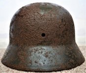 Немецкая каска М-35, 66р..