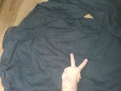Милитари куртка по типу М-65 чёрная с подстёжкой - новая (есть дефект хранения) р.XXL №2