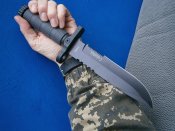 Ніж Colunbia 2558В, 32 см, в чохлі + кресало.