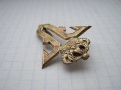 Румунська кокарда з монограмою короля Фердинанда І
