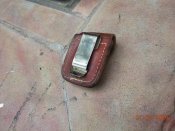 чехол кожанный на зажигалку ZIPPO.