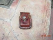 чехол кожанный на зажигалку ZIPPO.