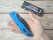 Складной нож от компании Cold Steel. Модель Broken Skull IV Blue (54S4A) CPM S35VN. Оригинал