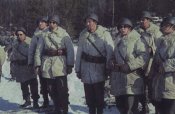 Örebro М 1909 тулуп шведского добровольца во время Зимней войны в Финляндии