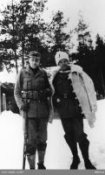 Örebro М 1909 тулуп шведского добровольца во время Зимней войны в Финляндии