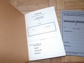 Комплект документов на солдата Вермахта (пустые бланки)