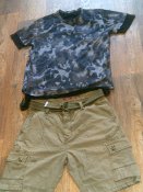 Sc&Co California - (шорты р.34) + камуфл.футболка