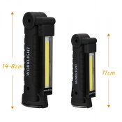 Фонарик раскладной. Мод. Big type (светодиодный, пять режимов и два цвета). USB. Блиц. (1 шт.)