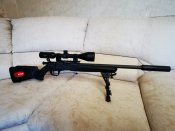Гвинтівка малокаліберна Savage B22 FV-SR 16,25 "кал. 22 LR. Дулова різьблення - 1/2" -28 UNEF