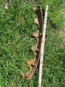 Верхнє кріплення з укладки БК в башні з Радянського танка