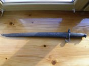 Штык австрийский обр. 1870 г. к винтовке  Верндля обр. 1867 г