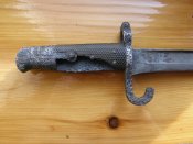Штык австрийский обр. 1870 г. к винтовке  Верндля обр. 1867 г