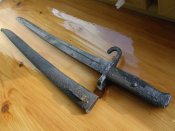 Штык австрийский обр. 1870 г. к винтовке  Верндля обр. 1867 г