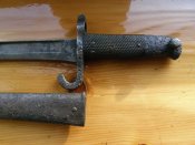 Штык австрийский обр. 1870 г. к винтовке  Верндля обр. 1867 г