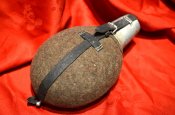Фляга егерская, литровая, со стаканчиком