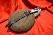 Фляга егерская, литровая, со стаканчиком