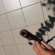 Залишки вм ствол залитий