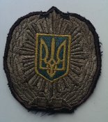 Эмблема к фуражке Милиции Украина 2001 г.