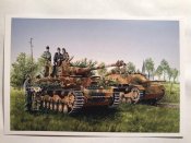 Немецкий танк T-4 и САУ.