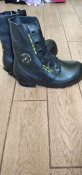 Ботинки для холодной погоды Black Mickey Mouse Boots (BATA Bunny Boots)44-44.5р.