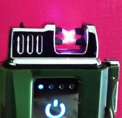Зажигалка-разжигалка mod. explorer плазменная с usb (двойная дуга). Блиц.