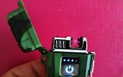 Зажигалка-разжигалка mod. explorer плазменная с usb (двойная дуга). Блиц.