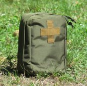 Аптечка Олива военная тактическая армейская полевая походная АТО ЗСУ ВСУ НГУ ССО (1 шт.)